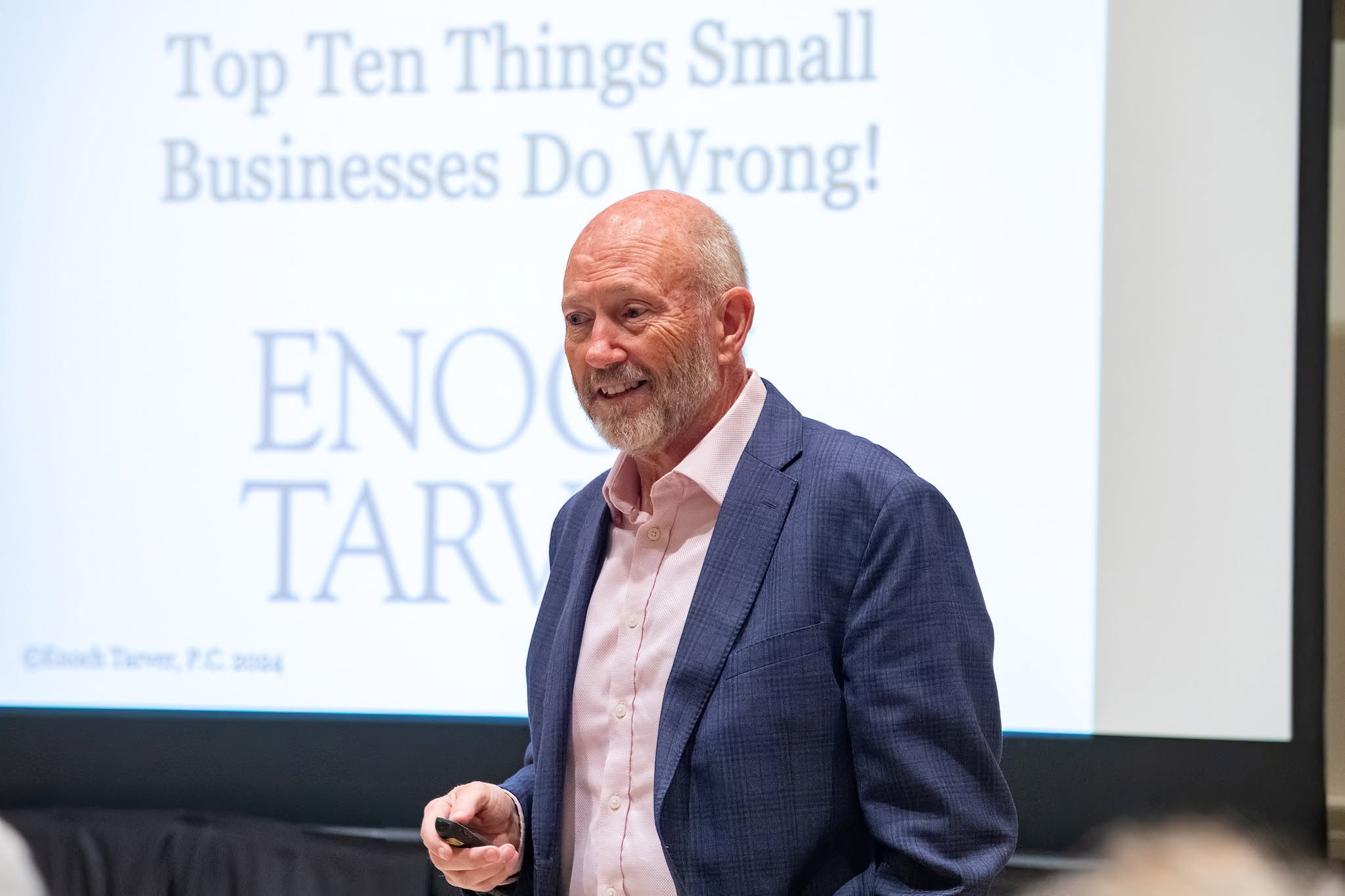 Ed doing a presentation for Enoch Tarver Enoch Tarver Law Firm | Home